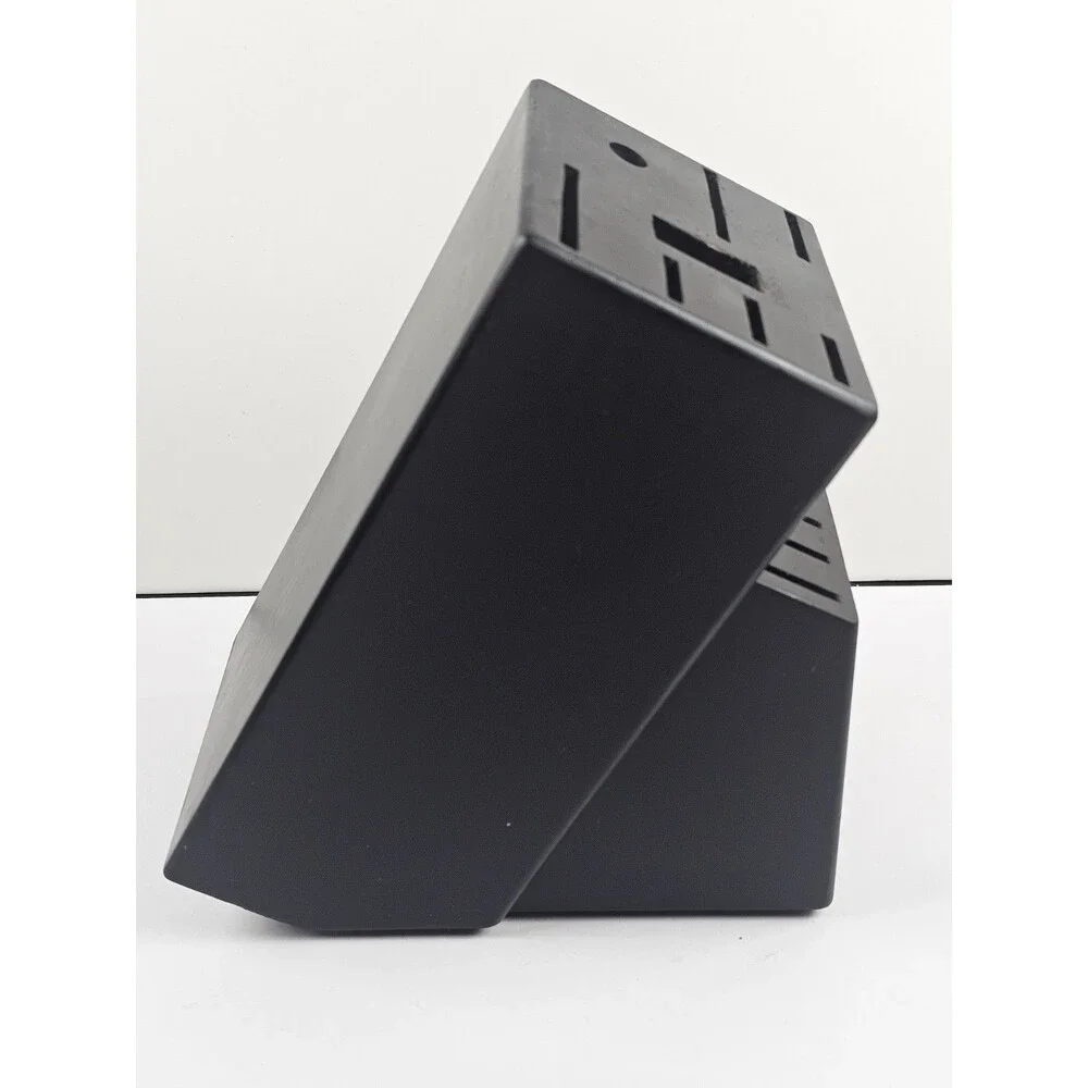 Cuisinart 14 Slot Wood Knife Block Storage Holder Kitchen Organizer Black